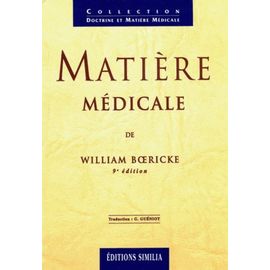 Matière Médicale