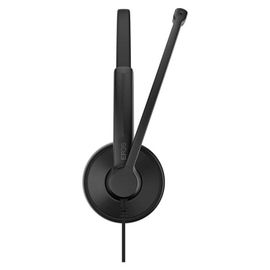 EPOS IMPACT 100 Series - Micro-casque - sur-oreille - filaire - USB-A, USB-C - noir - Certifié pour Microsoft Teams