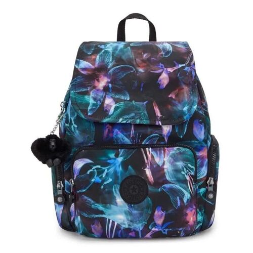Sac à dos - Kipling - City Zip Backpack S - Noir Violet - Léger - Compartiments pratiques