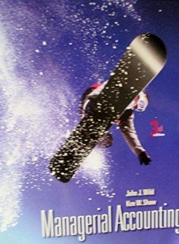 Managerial Accounting 3rd Edition