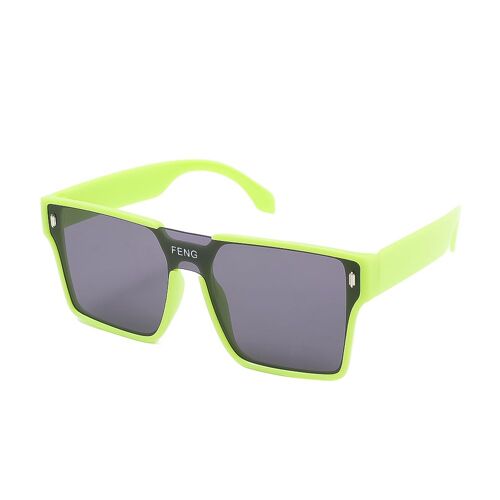 Lunettes De Soleil Carrées Surdimensionnées Pour Femmes Et Hommes, Verres Solaires Modernes À Grande Monture, À La Mode, 2023