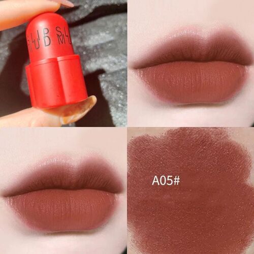 Rouge À Lèvres Mat Velouté, Coupe Antiadhésive Longue Durée, Ne Se Décolore Pas, Cosmétiques, Maquillage, Pour Filles, Eig88 