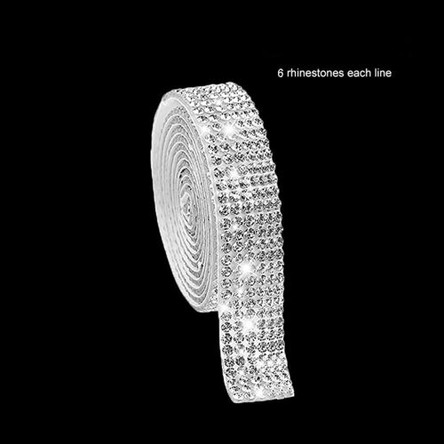 Autocollants Strass En Cristal, 90cm, Pour Vêtements, Sacs, Chaussures, Robe, Bijoux, Produits Pour La Maison, Diy Bricolage, Décoration Artisanale