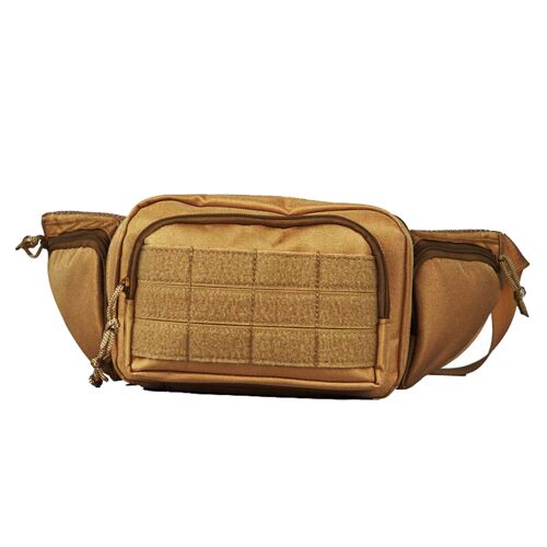 Grand Sac Banane Étanche avec 4 Poches à Fermeture Éclair, Sacoche de Taille pour Shopping, Rencontres et Randonnée, EIG88