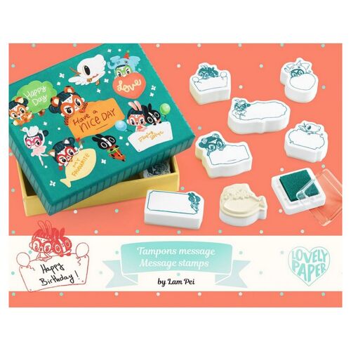 Coffret Tampons Messages Lam