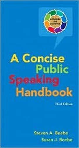 Concise Public Speaking Handbook 3th (Third) Edition