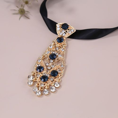 Broche À Cravate En Cristal Brillant Pour Hommes, Accessoires Pour Robe De Mariée
