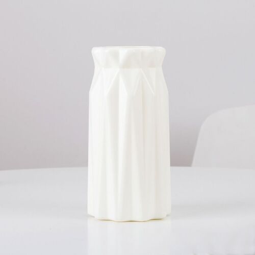 Vase à fleurs en plastique, décoration pour la maison, Pot de fleurs en céramique, panier de fleurs, Vases de décoration nordique pour fleurs