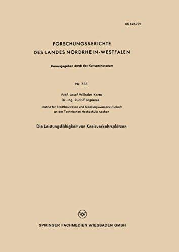 Die Leistungsfähigkeit Von Kreisverkehrsplätzen