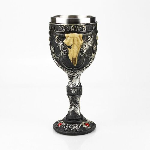 Gobelet À Vin Gothique Avec Griffe De Dragon, Modules Viking, Verre À Vin Rétro En Acier Inoxydable Et Résine, Cadeaux D'halloween, Verres De Bar