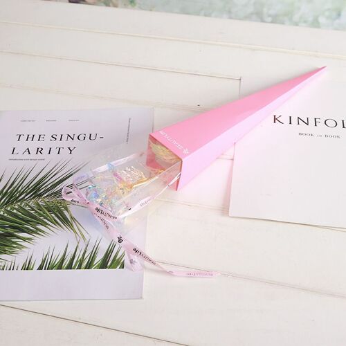 Cadeau créatif pour la saint-valentin 24K, feuille plaquée or Rose, décoration de mariage, amour éternel, Rose d'amoureux