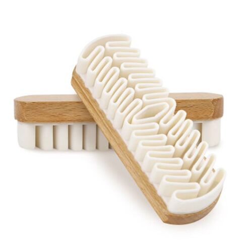 Brosse à récurer en daim NuSO k, nettoyeur de chaussures, bottes, sacs, matériau, livres, 1 pièce