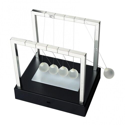 Pendule de base noire à LED Shoous, berceau de Newtons, jouet IkPhysics dos, artisanat, bureau, décoration d'intérieur