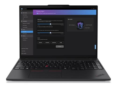 Lenovo ThinkPad T16 Gen 3 21MN - 16" Core Ultra 7 155U 16 Go RAM 512 Go SSD Noir AZERTY