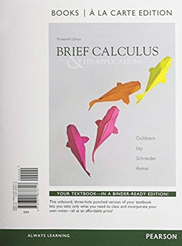 Brief Calculus & Its Applications