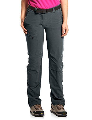 Maier Sports - Women's Inara Slim - Pantalon De Trekking Taille 19 - Short, Gris