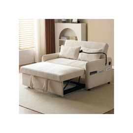 Canapé-Lit Double Pliable Moderne Avec Fonction De Couchage Canapé Multifonctionnel Avec Dossiers Réglables