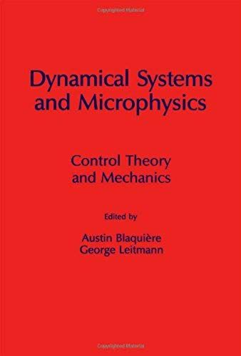 Dynamical Systems And Microphysics: Control Theory And Mechanics