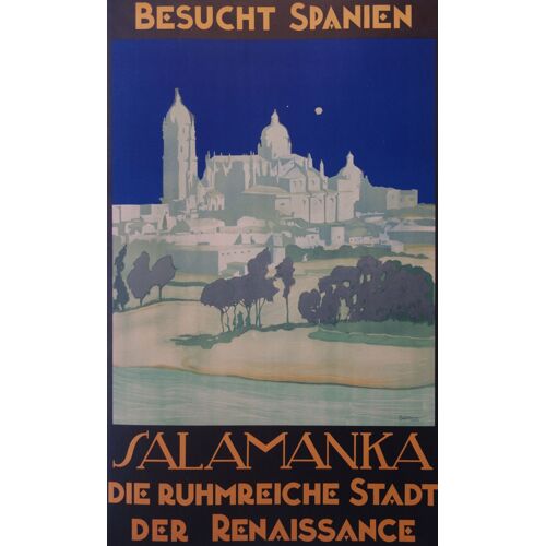 Affiche Salamanque Espagne
