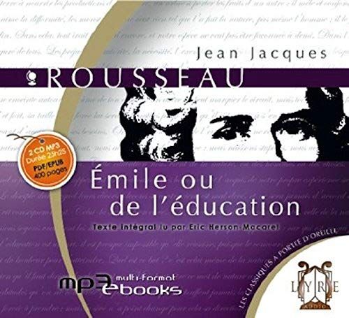 Emile Ou L'education - 2 Cd's In French (French Edition)