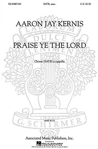 Praise Ye The Lord / Choral Score
