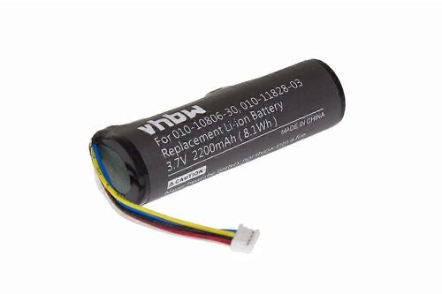 Batterie Vhbw Compatible Avec Garmin Gaa003, Gaa002, Tt10, Alpha 100, T5, Alpha, Gaa004, T5x, Dc50 Dog Collar Dog Trainer (2200mah, 3.7v, Li-Ion)