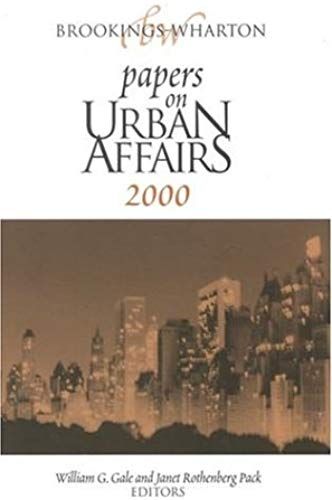 Brookings-Wharton Papers On Urban Affairs: 2000