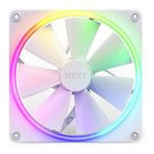 Nzxt F140 Rgb Single Wh 140x140x26 Rf-r14sf-w1