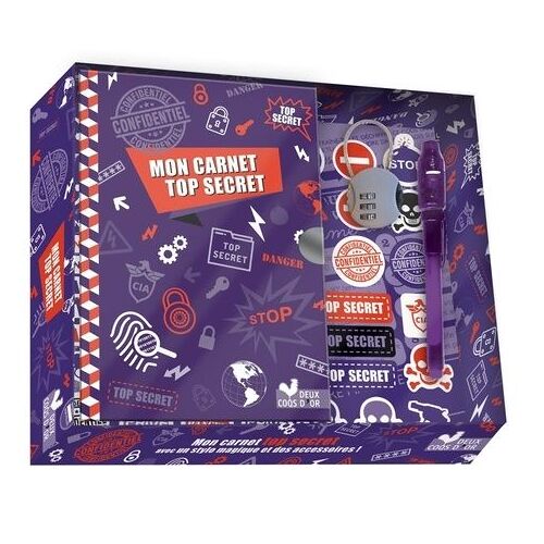 Mon Carnet Top Secret - Avec Un Stylo Magique Et Des Accessoires !