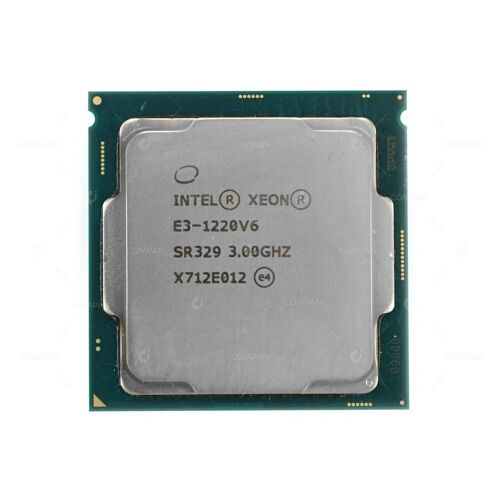 Intel Xeon E3-1220 v6 3GHz 4 coeurs 4 filetages 14nm LGA 1151 72W