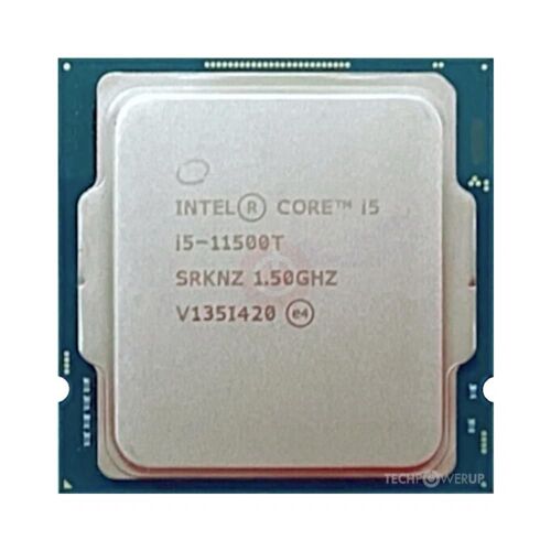 Intel Core i5 11500T 1.5GHz 6 coeurs 12 filetages 14nm LGA 1200 35W