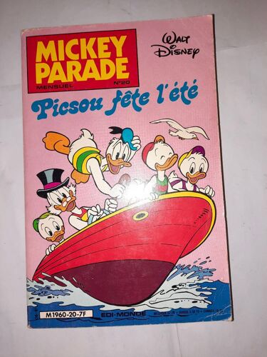 Mickey Parade Numéro 20, Picsou Fête L'été. 0 Août 1981