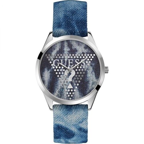 Montre Guess Femme Blaze Acier Cuir Bleu W1144l1
