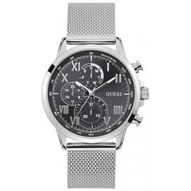 Guess Porter Montre Homme Multifonction Acier Maille Milanaise W1310g1
