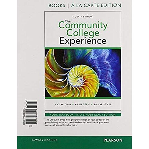 Community College Experience, The, Student Value Edition