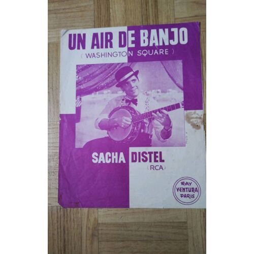 Un Air De Banjo Sacha Distel (Partition