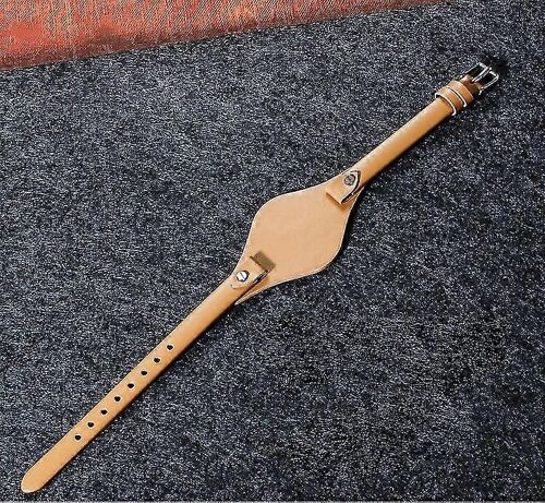 Bracelet En Cuir Véritable Pour Femmes De 8 Mm Pour Bracelet De Montre Fossil Es2830 Es3565 Avec Plateau