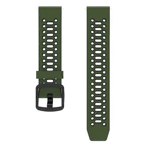 Bracelet De Montre En Silicone Bicolore De 20 Mm Pour Coros Pace 2 / Garmin Vivoactive 5 / Garminactive 5 / Venu Sq 2