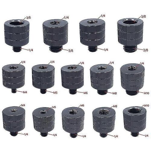 1/4 à M4 M5 M6 M8 M10 Vis mâle à femelle Filetage Screw Mount Converter Adapter