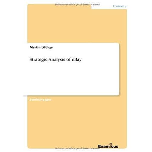 Strategic Analysis Of Ebay
