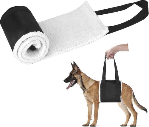 Harnais De Soutien De Chien De Levage De Chien Souple Aides À La Mobilité Pour Soulever Les Animaux De Compagnie Jambes Arrière Avant Pour Moyen