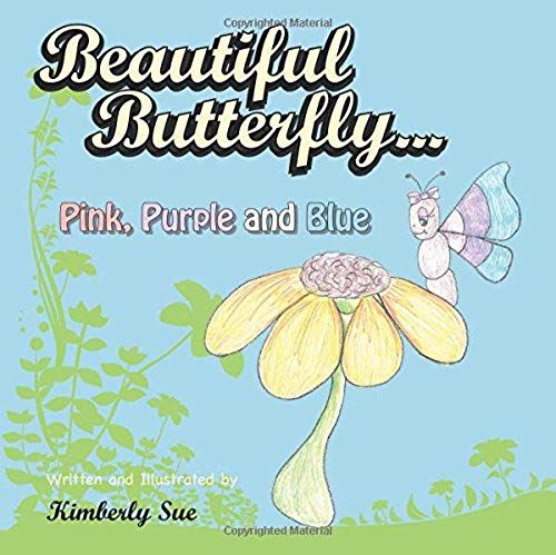 Beautiful Butterfly...Pink, Purple And Blue