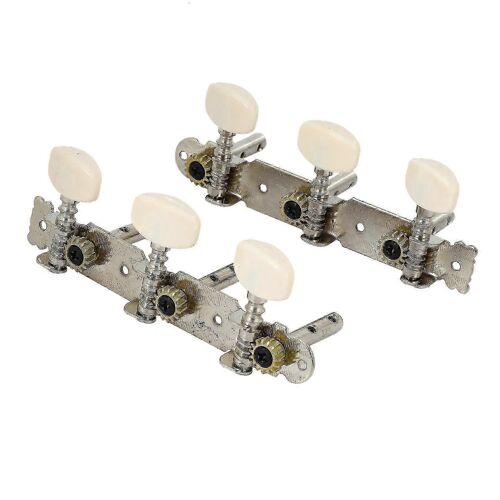 2pcs Acoustique Classique Guitare Ensemble Accordage Chevilles Clés Machine Têtes Accordeurs