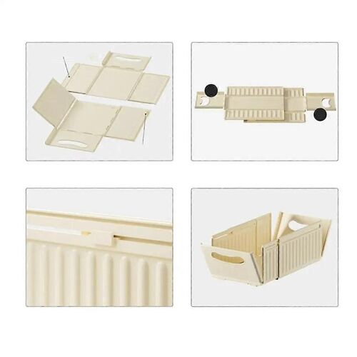 Boîte de rangement à tiroir rétractable Organisateurs de salle de bain et boîte de rangement d'armoire réglable Solutions de rangement de salle de bain