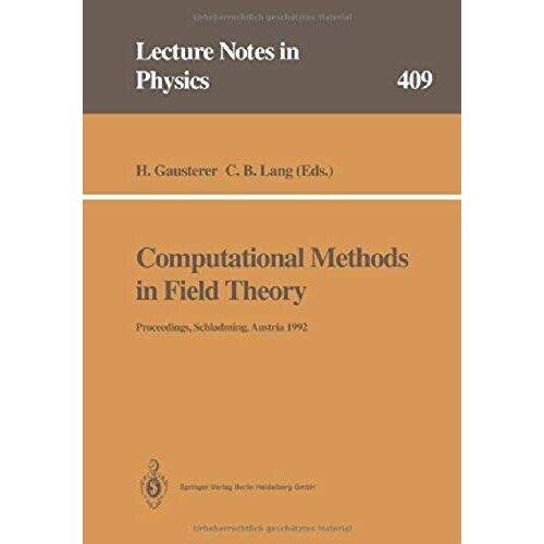 Computational Methods In Field Theory