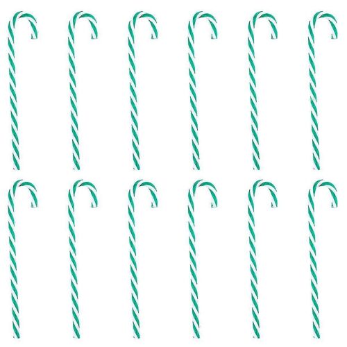 12pcs Pendentif décoratif Candy Cane Hanging Xmas Tree Hanging Candy Cane Decor