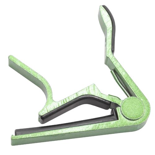 Vhbw Capo Pour Guitare, Guitare Électrique, Guitare Acoustique - Bombé, Vert