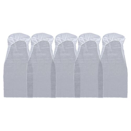 5pcs Avion Jetable Siège Housse De Siège Anti-Sale Étanche À La Poussière Housse De Coussin De Siège