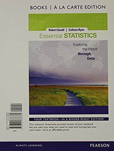 Essential Statistics: Exploring The World Through Data