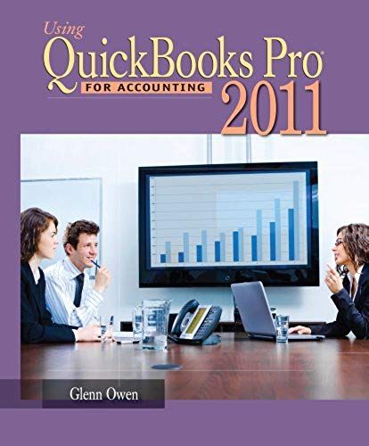 Using Quickbooks Pro 2011 For Accounting (With Cd-Rom)